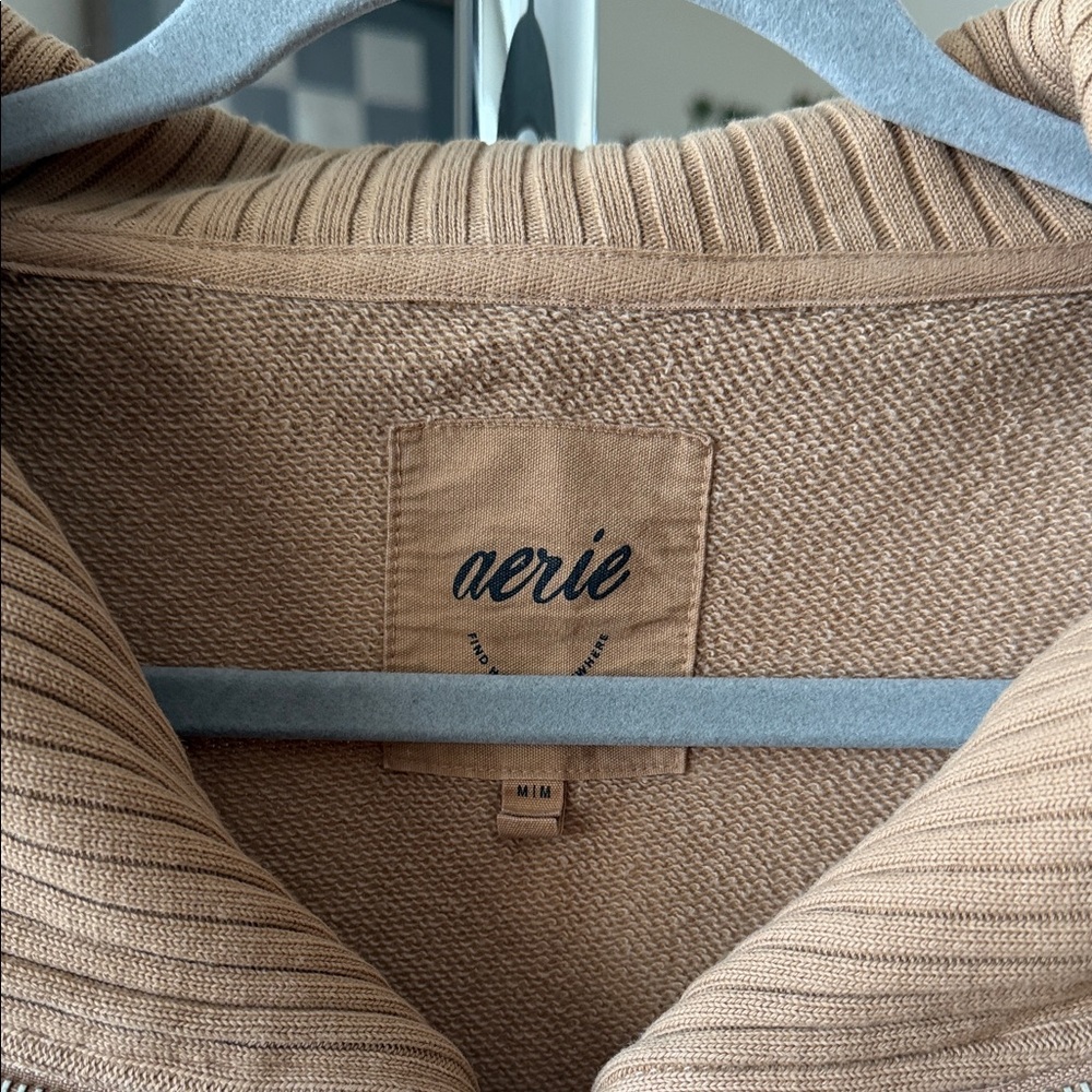 Aerie Down to Earth Quarter Zip Sweatshirt - Picture 2 of 5